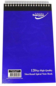 Spiral Notebook 120pg A4 10pk