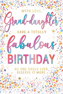 Simon Elvin C75 Birthday Granddaughter 6pk