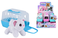 Cat Plush In Carry Case (Colour May Vary)