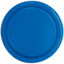 Unique 16 Pack Plates Royal Blue Round 9