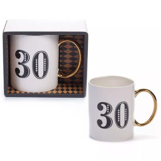 Tiger Feet Mug Age 30 Art Deco