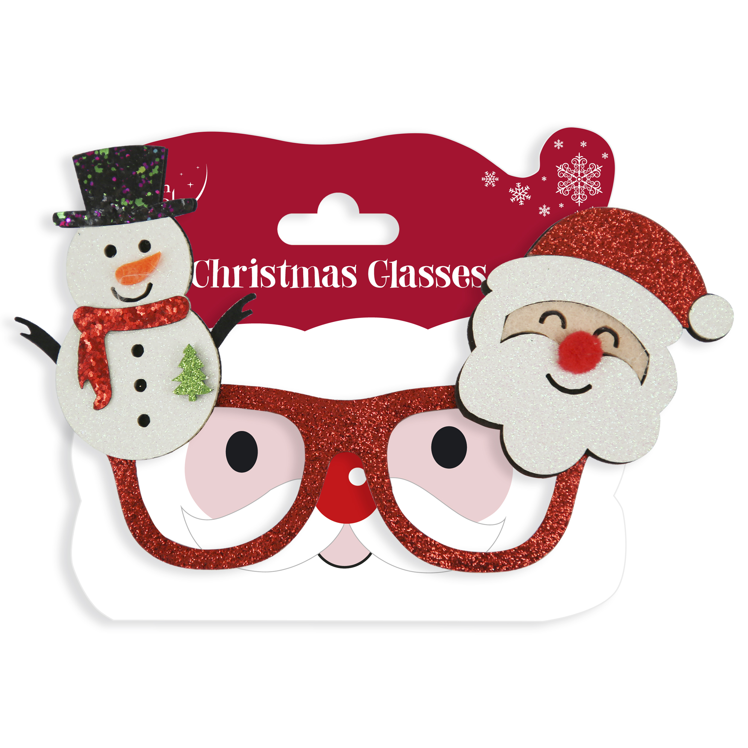 Eurowrap Glasses Christmas (Design May Vary)