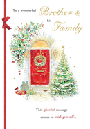 Regal 6 Pack C75 Cards Christmas Brother & Family