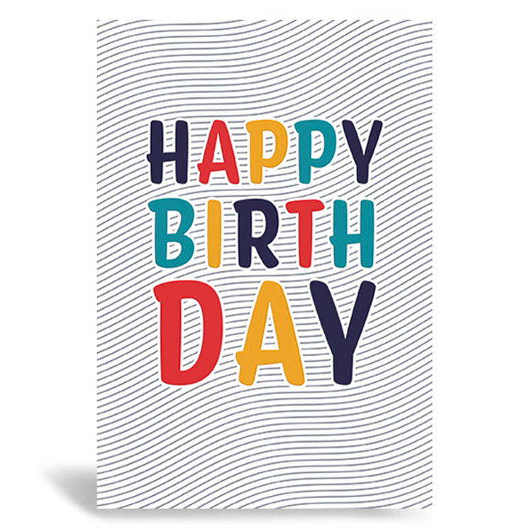 Prelude Pzazzle C50 Birthday Open 6pk