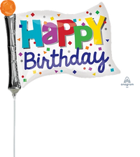 Anagram Birthday Flag 10" Foil Balloon
