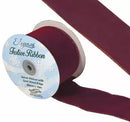Eleganza Velvet Ribbon Burgundy 60mm x 10m