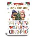 Prelude 6 Pack Cards C75 Christmas Bears With Text