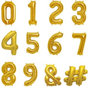 Qualatex Foil Balloon Gold 16" Hashtag #