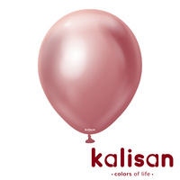Kalisan Mirror Pink 18" Latex Balloons 25pk