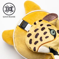 Leopard Travel Pillow And Eye Mask Relaxeazzz