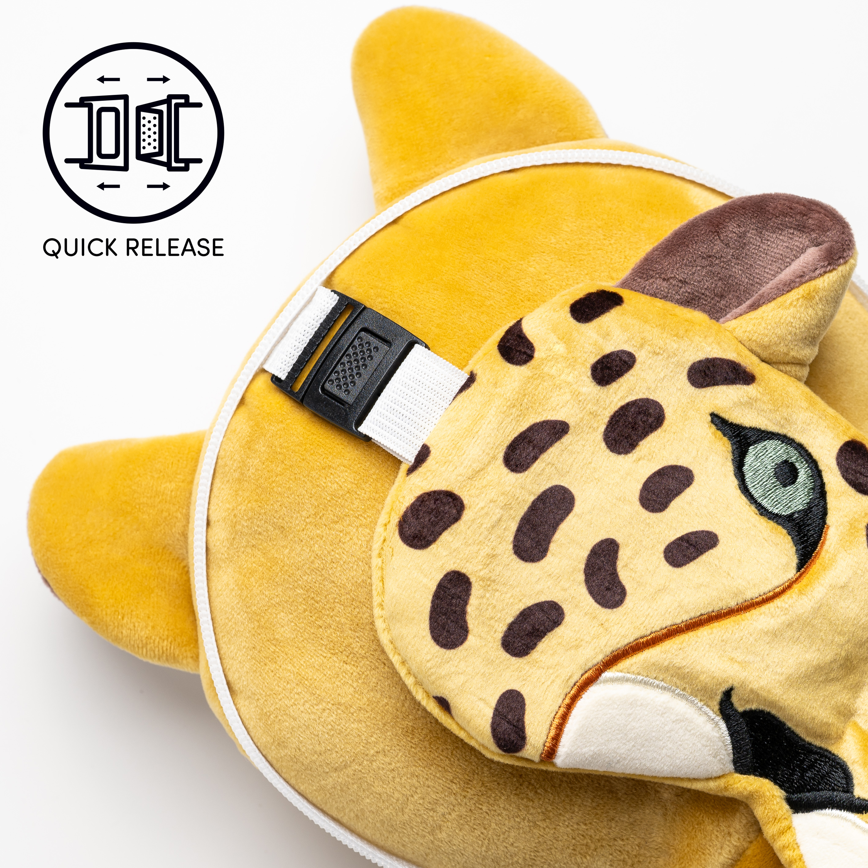 Leopard Travel Pillow And Eye Mask Relaxeazzz