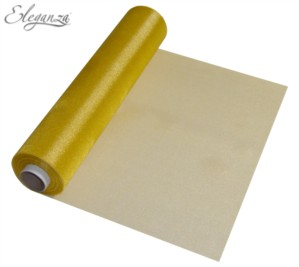 Eleganza Organza Roll Gold 25m