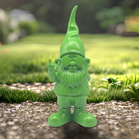 Statue Gnomes Behaving Badly Green 27cm