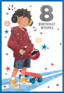 Simon Elvin 6 Pack Cards C50 Birthday Age 8