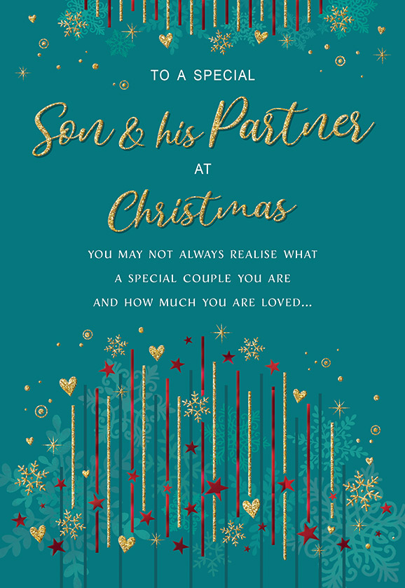 Regal 6 Pack C75 Cards Christmas Son & Partner