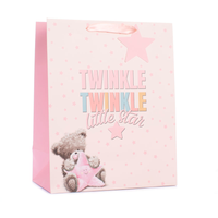 Tiger Feet Gift Bag Little Star Girl Large 6pk