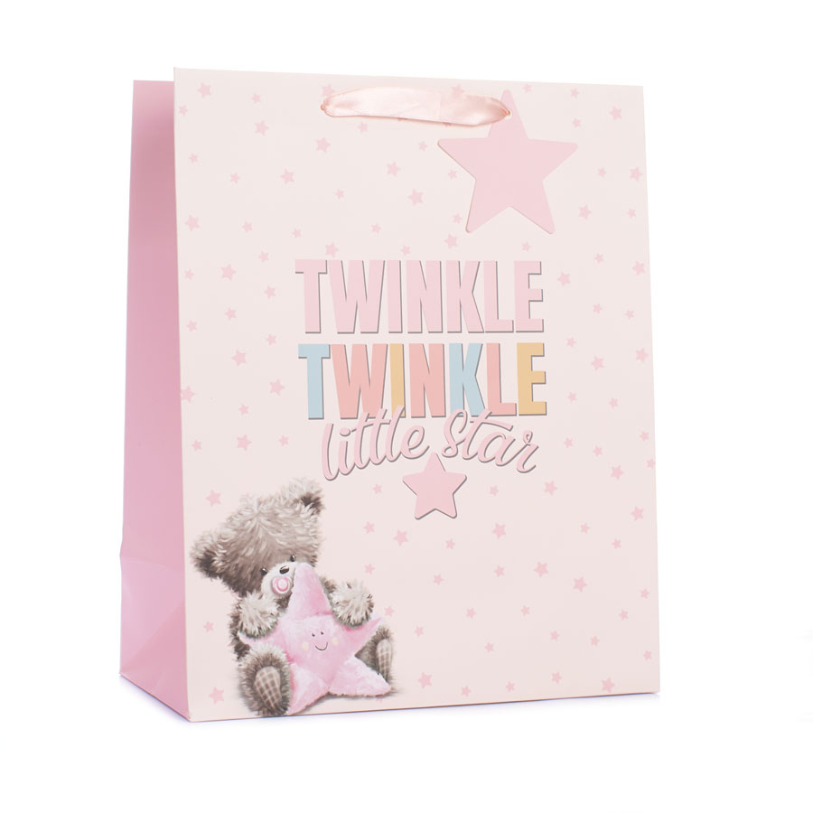 Tiger Feet Gift Bag Little Star Girl Large 6pk