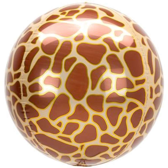 Anagram Giraffe Print 16" Orbz Balloon