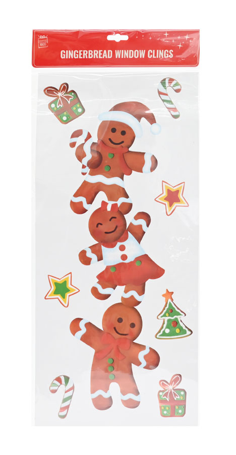 Uncle Bills Window Cling Gingerbread