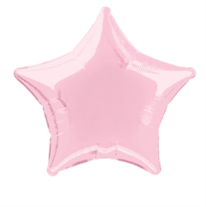 Unique Foil Balloon Pastel Pink Star 20