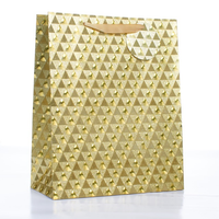 Tulip 6 Pack Gift Bags Gold Holographic Large