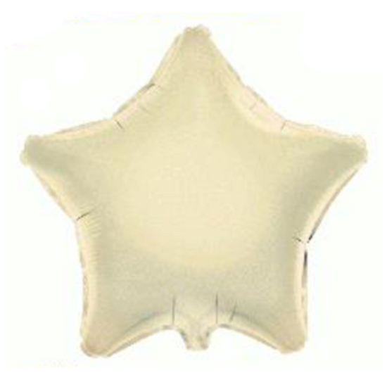 Oaktree Foil Balloon Ivory Star 19"