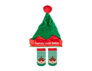 Hat & Sock Set Santa's Little Helper 0-12months