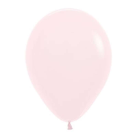 Sempertex Pastel Matte Pink 12" Latex 50pk