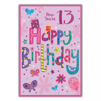 Simon Elvin C50 Birthday Age 13 6pk