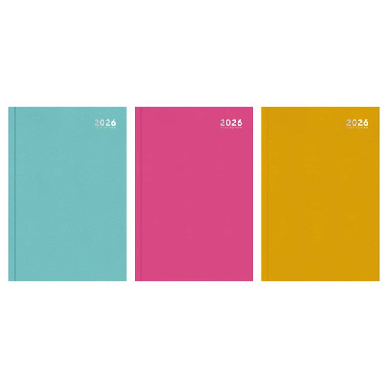 Diary A4 WTV Bright Casebound 2027 10pk