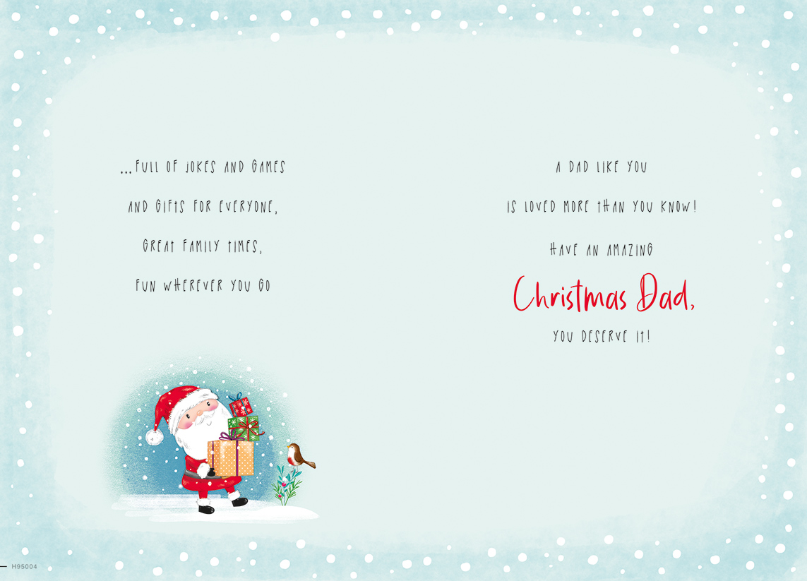 Regal 6 Pack C75 Cards Christmas Dad