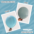 Kalisan Retro Blue Glass 5" Latex Balloons 100pk