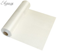 Eleganza Organza Roll White 25m
