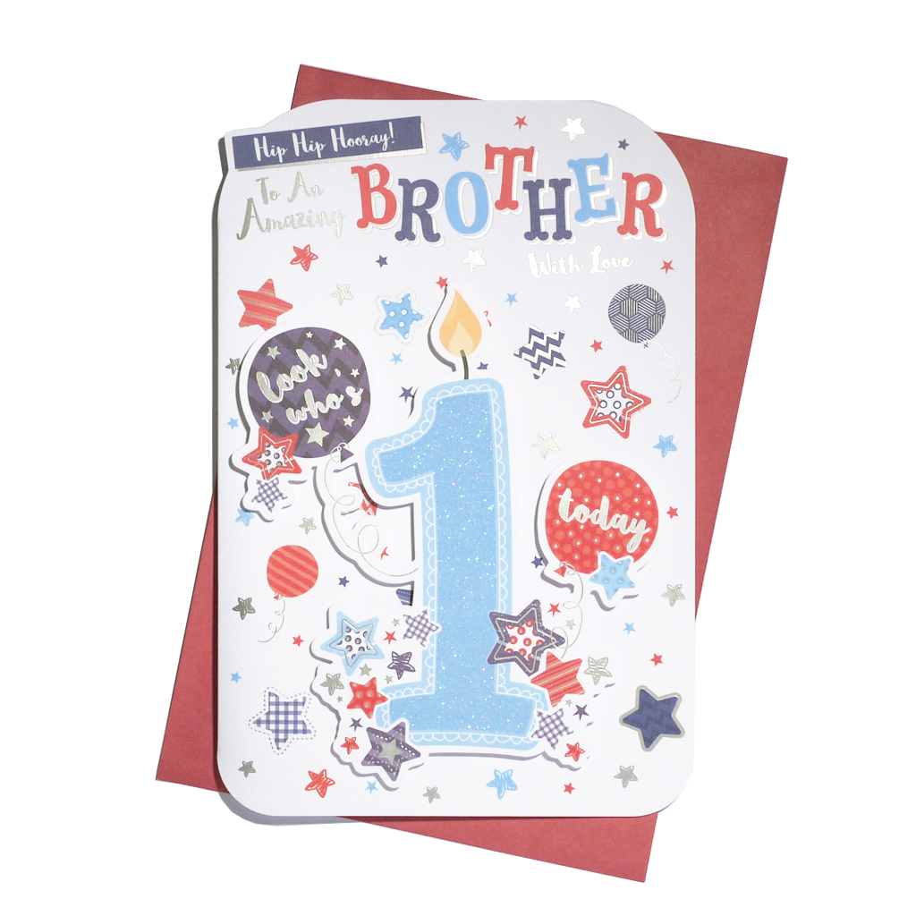 Prelude C75 Birthday Age 1 Brother 6pk