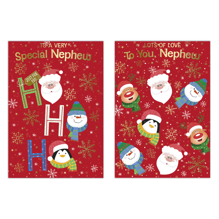Poppyhill 12 Pack Cards C50 Christmas Nephew