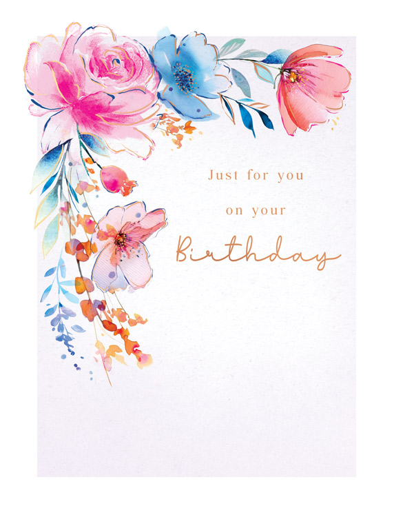 Regal 6 Pack Cards 8x6 Birthday Open