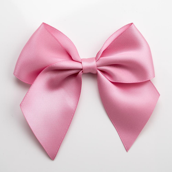 Ribbon Bows Antique Pink 10cm 6pk