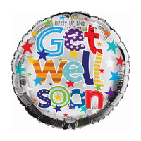 Simon Elvin Foil Balloon Get Well 18