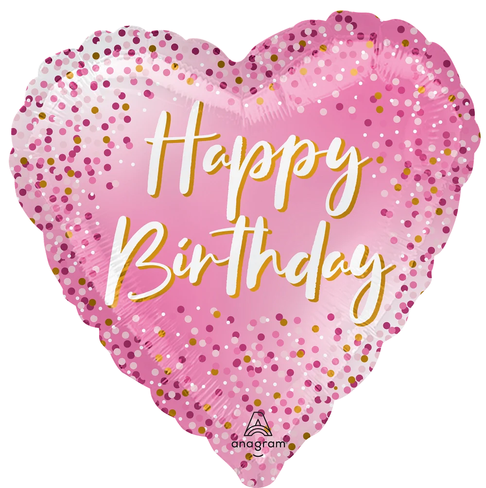 Anagram Birthday Sparkle 18" Foil Balloon