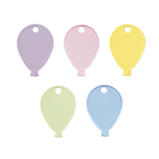 Balloon Weight Soft Pastel Balloon Shape 100pk