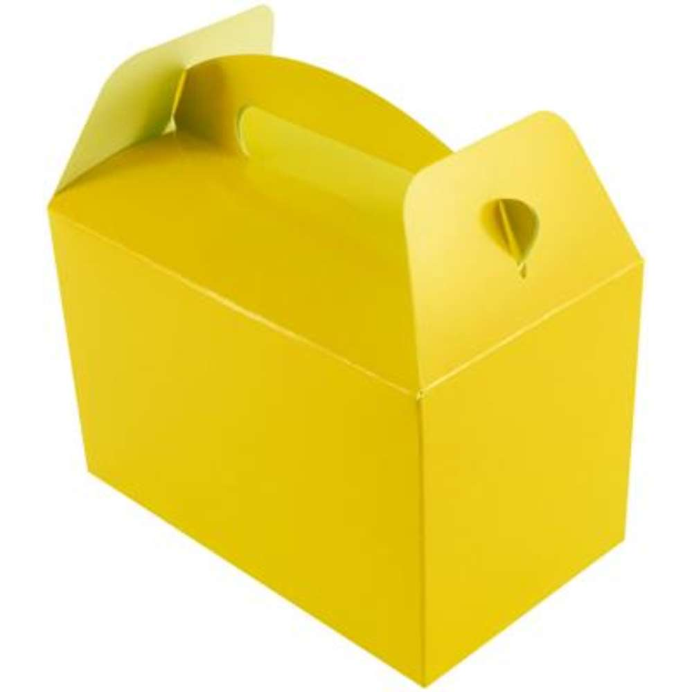 Oaktree 6 Pack Party Boxes Yellow 100 x 154 x 92mm