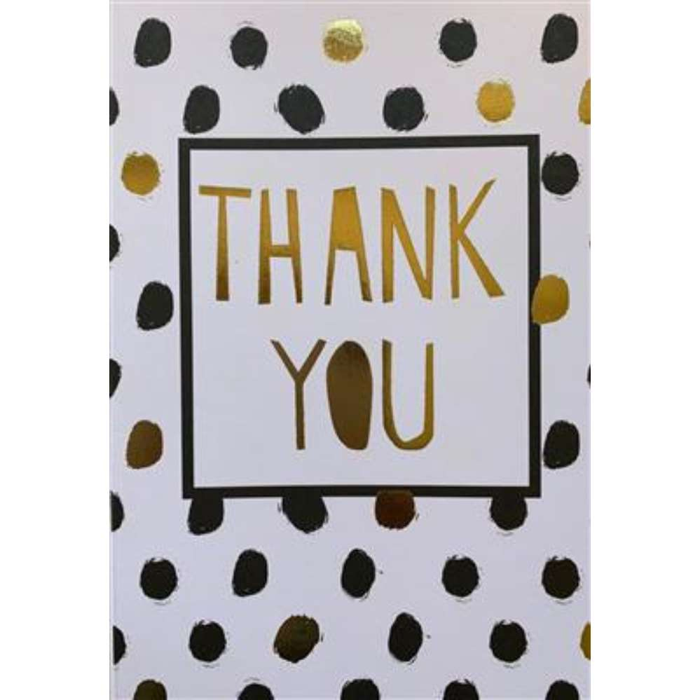 Six Simon Elvin thank you cards from the C50 pack, featuring elegant designs for expressing gratitude.