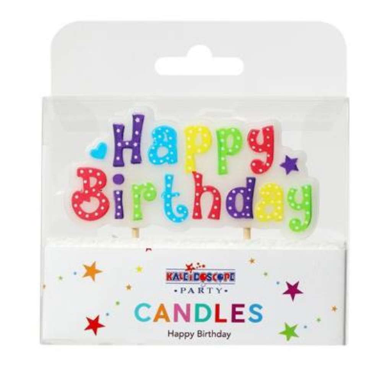 Happy Birthday Party Candle 6pk