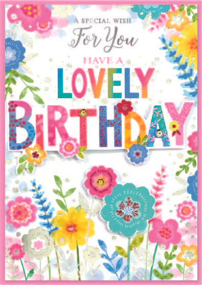 Isabel's Garden C50 Birthday Open 6pk