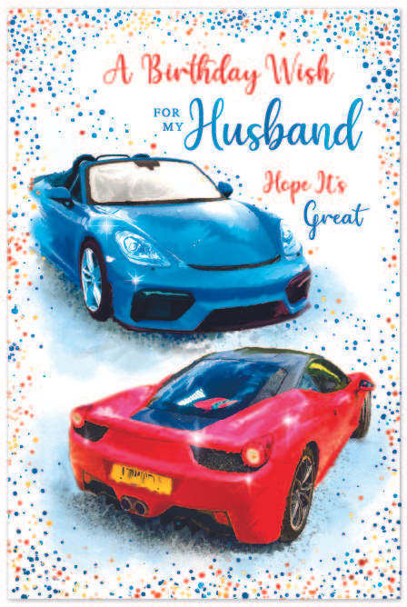 Simon Elvin 6 Pack Cards C75 Birthday Husband