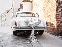 PartyDeco Wedding Car Decoration Kit 9pk