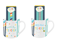 Teacher Mug & Pen 300ml (Design May Vary)