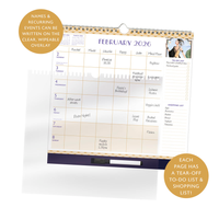 Family Calendar WTV Claire Coxon Art Deco