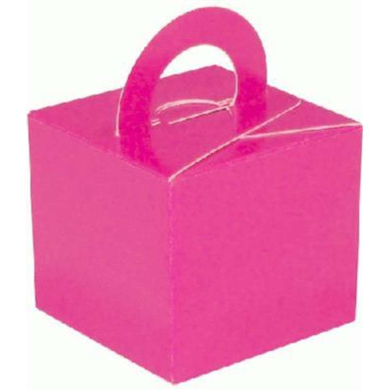 Oaktree 10 Pack Balloon Weight Gift Box Fuchsia