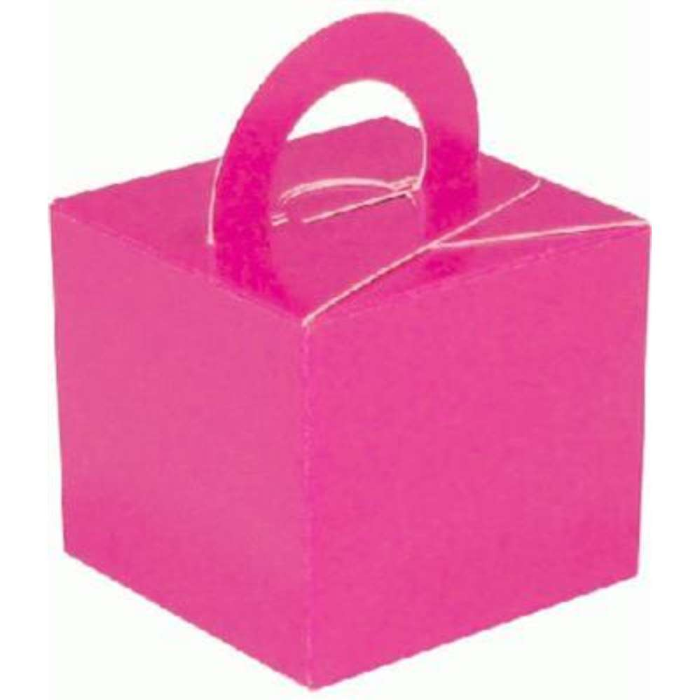 Oaktree 10 Pack Balloon Weight Gift Box Fuchsia